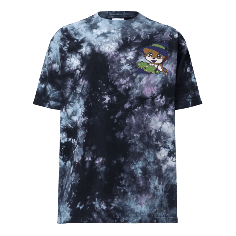 Witchy Golden Retriever Tie Dye Shirt