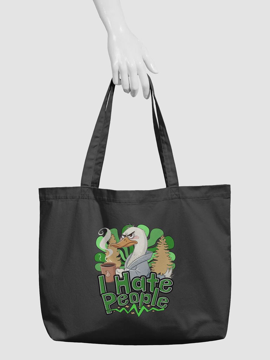I Hate People Goose Mood Eco-Friendly Tote Bag product image (3)