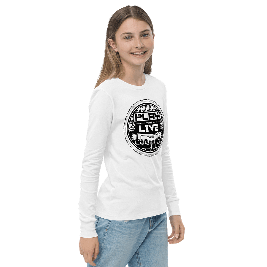 Play More Live More Youth Long Sleeve T-Shirt product image (20)