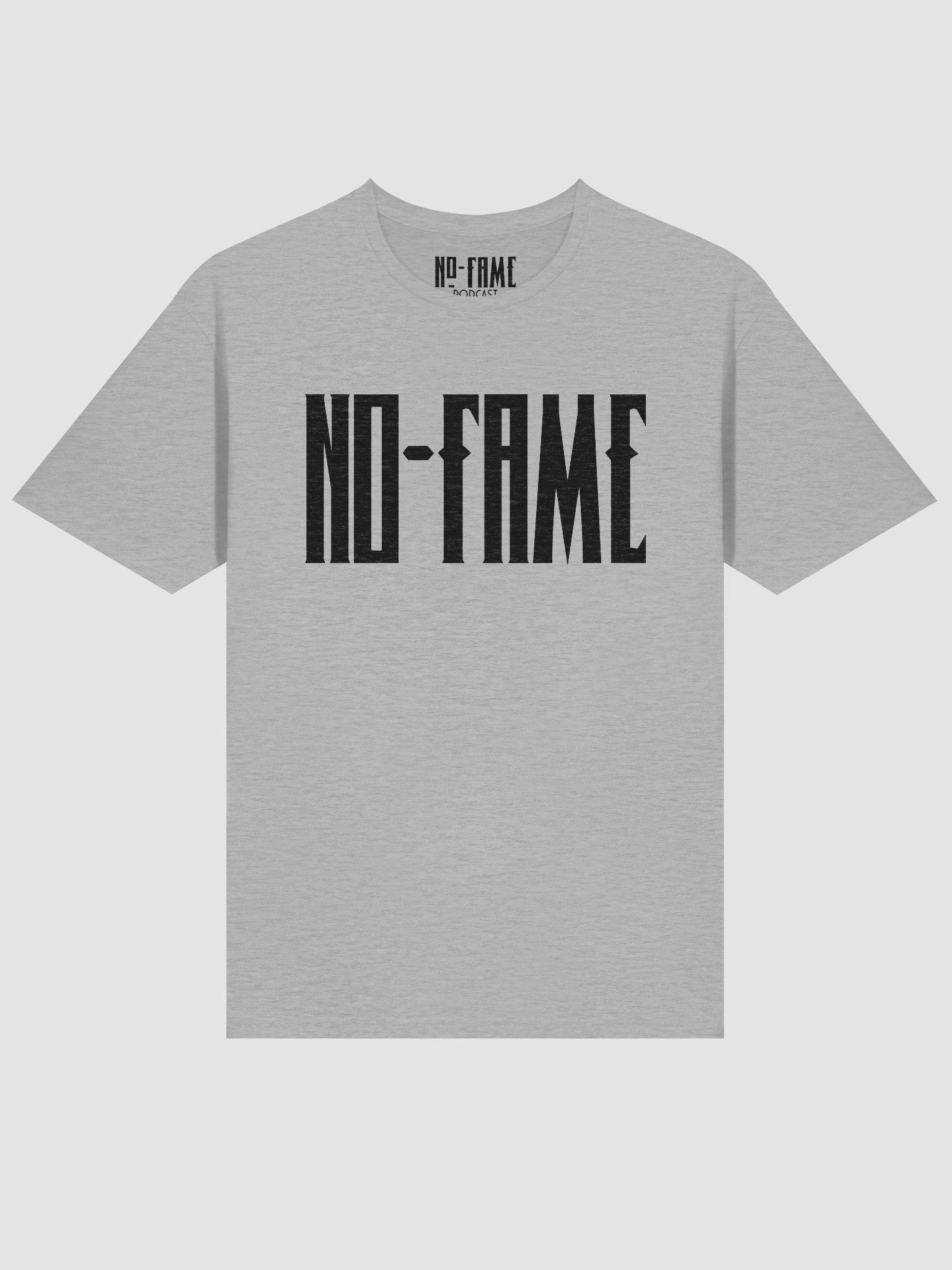 No-Fame Black Text Soft Tee product image (23)