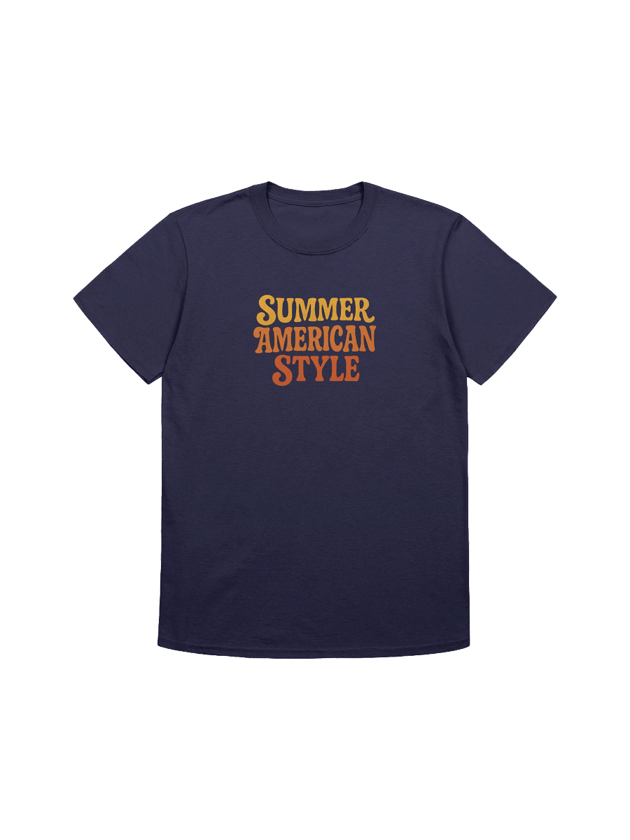 Summer American Style Textured T-Shirt product image (4)