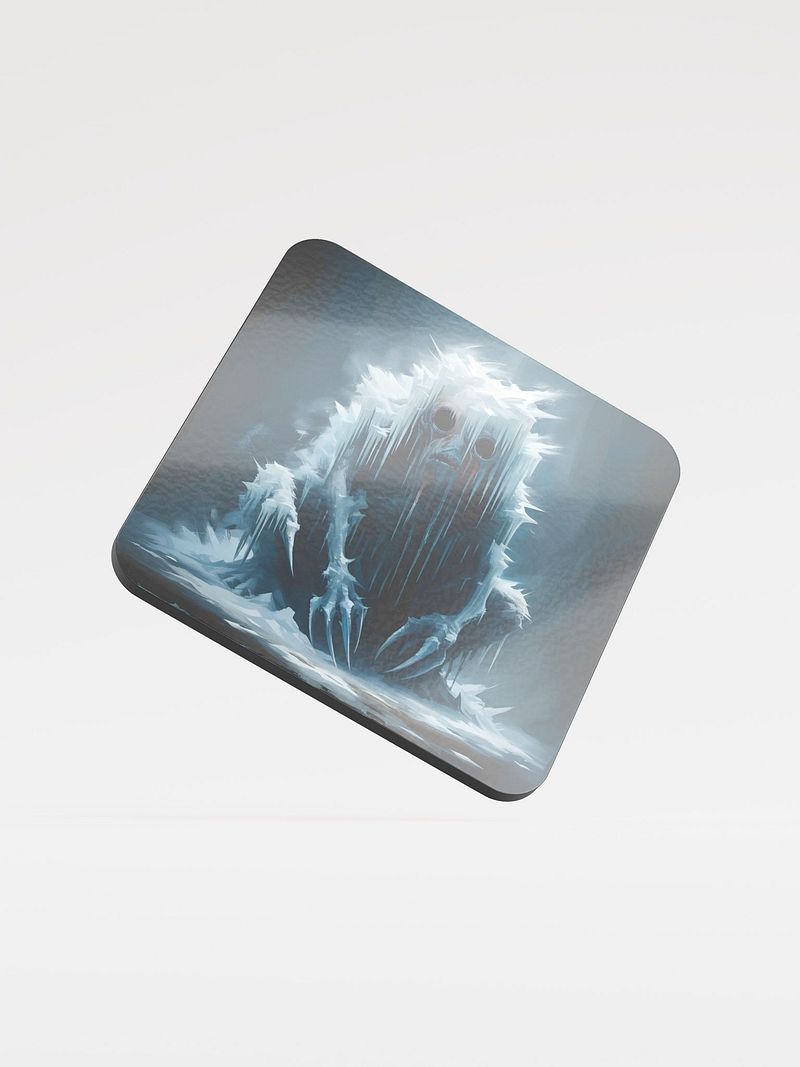 Frozen Sentinel Coaster – The Icebound Guardian