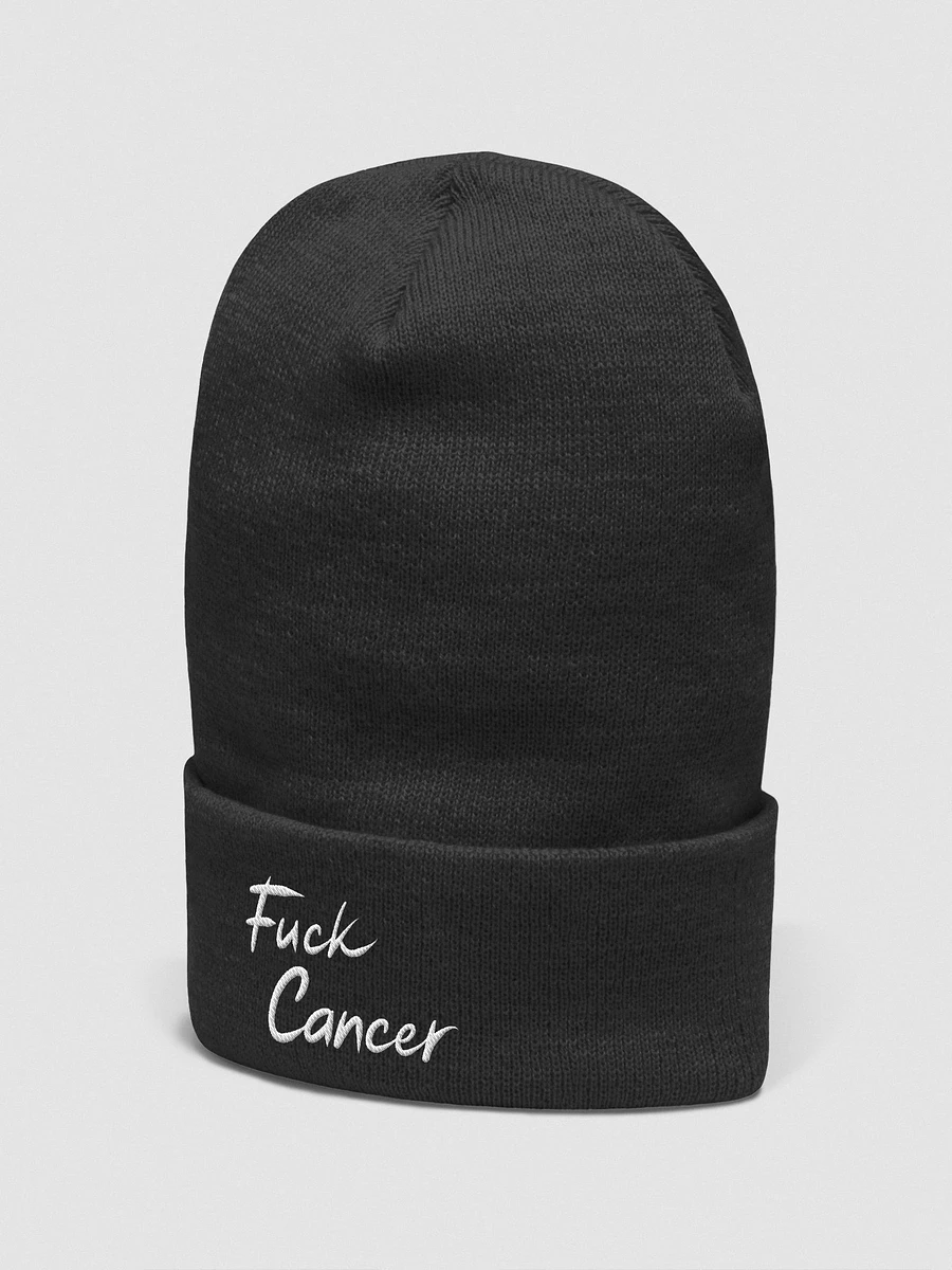 Because Fuck Cancer Beanie product image (2)