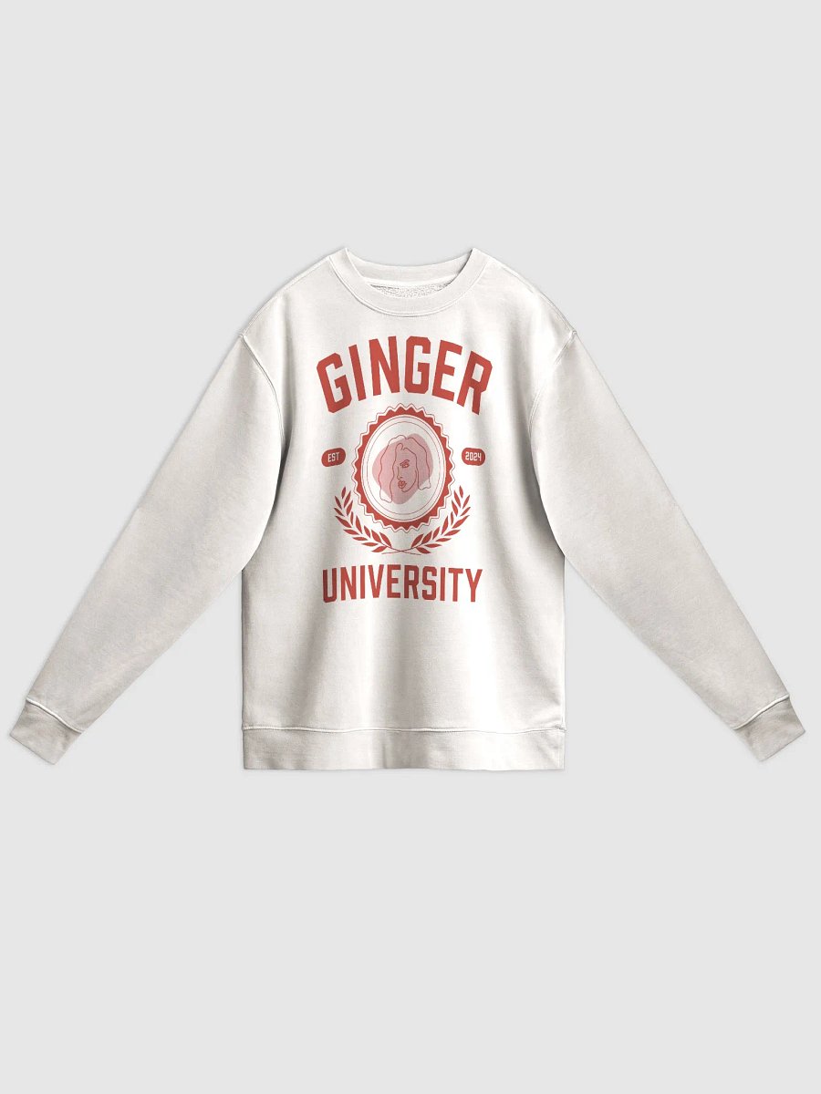 Ginger University Unisex Midweight Pigment-Dyed Sweatshirt product image (2)