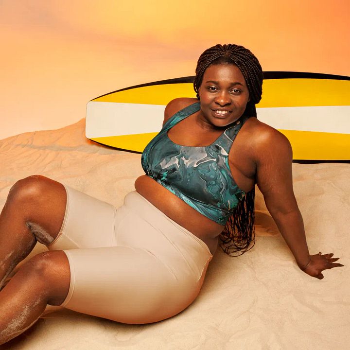 Black Water Sports Bra product image (1)