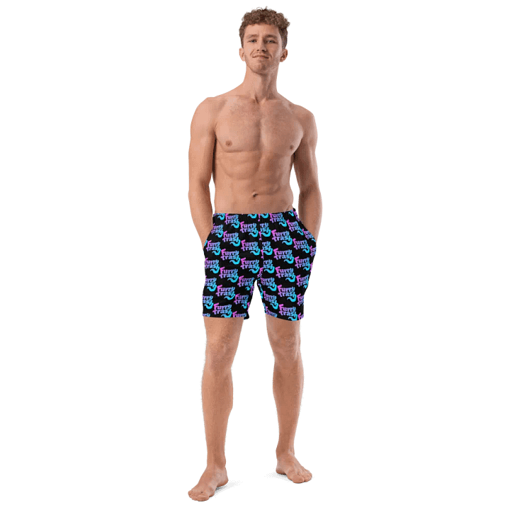 Patterned Swimtrunks - Black product image (1)