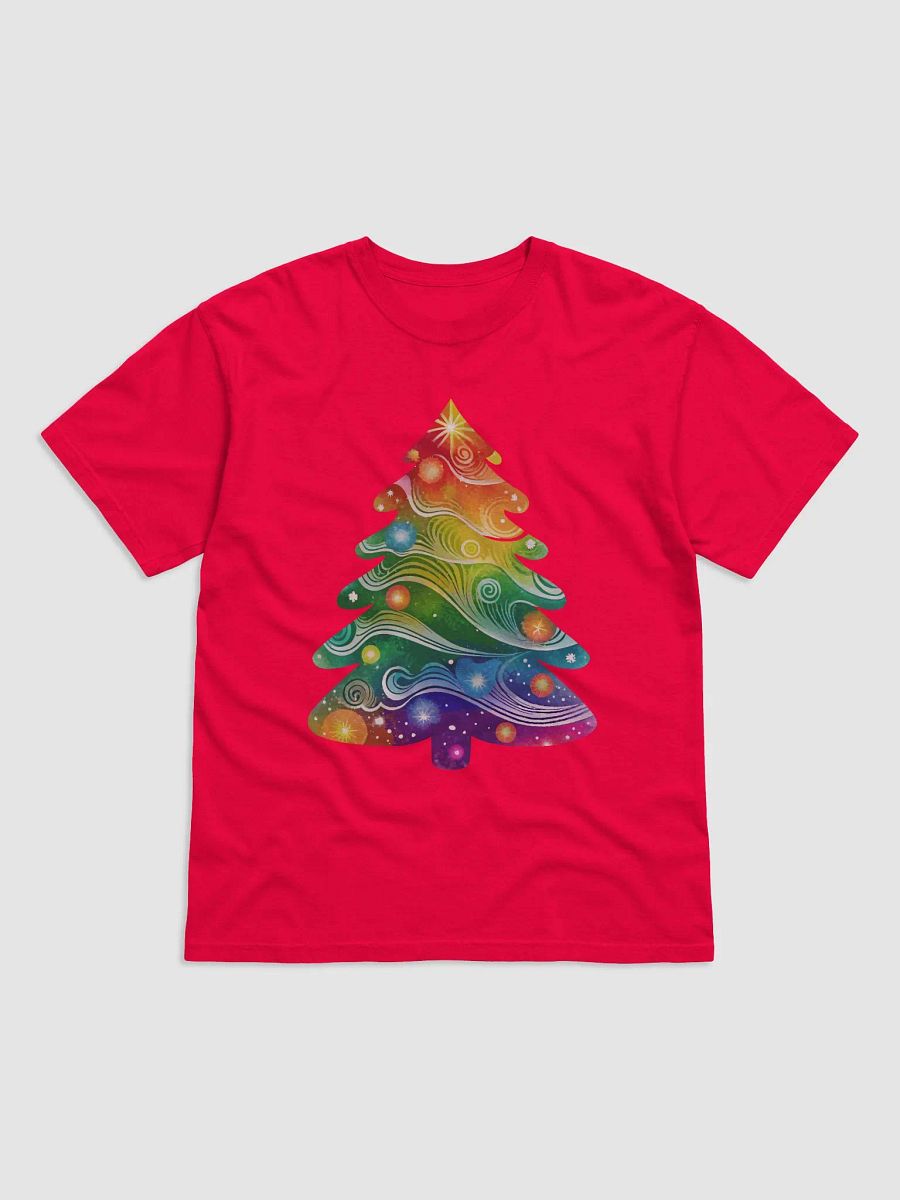 Rainbow Swirl Christmas Tree T-Shirt product image (3)