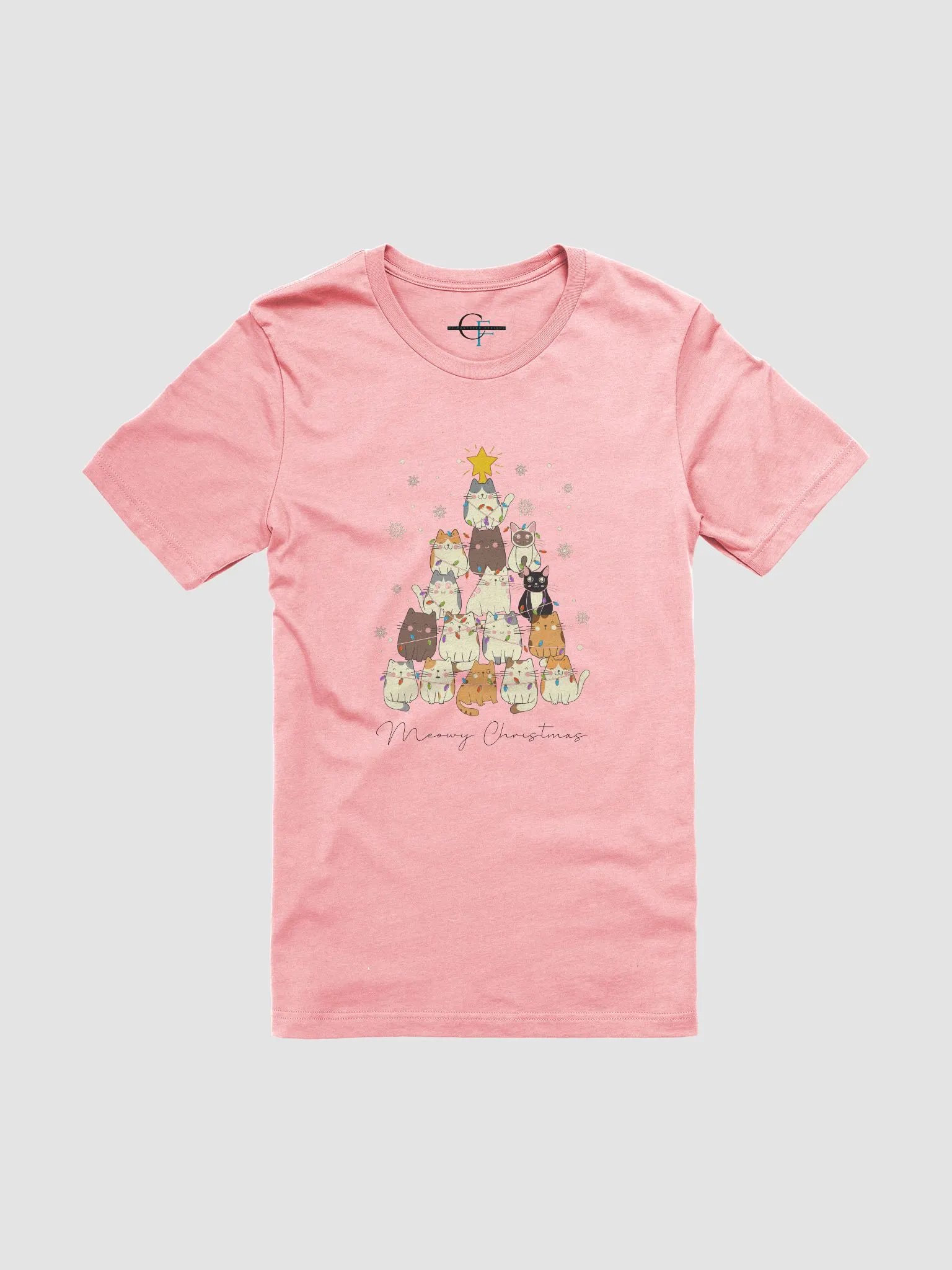 Meowy Christmas Cat Tree T-Shirt product image (1)