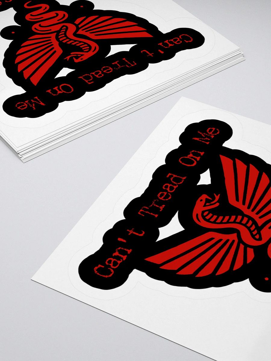 Can't Tread On Me Transcend (Red) Sticker product image (4)