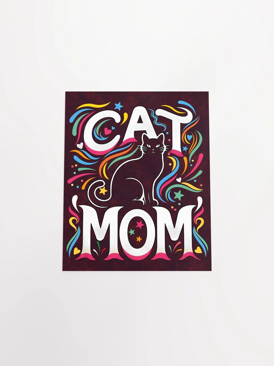 Cat Mom Vibes Poster product image (2)