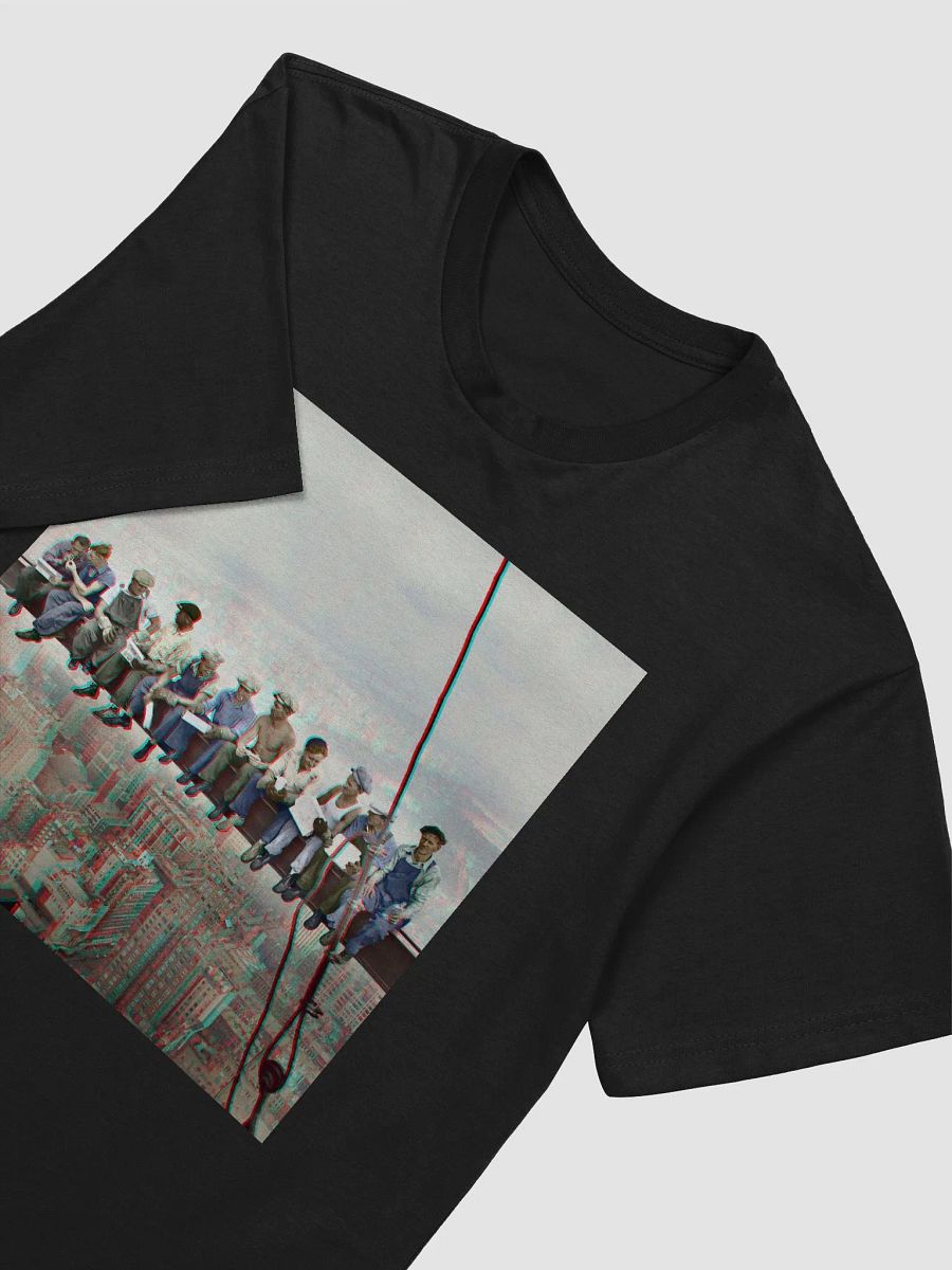 3D Anaglyph T-Shirt - Lunch atop Skyscraper in Color. New York 1932 product image (3)