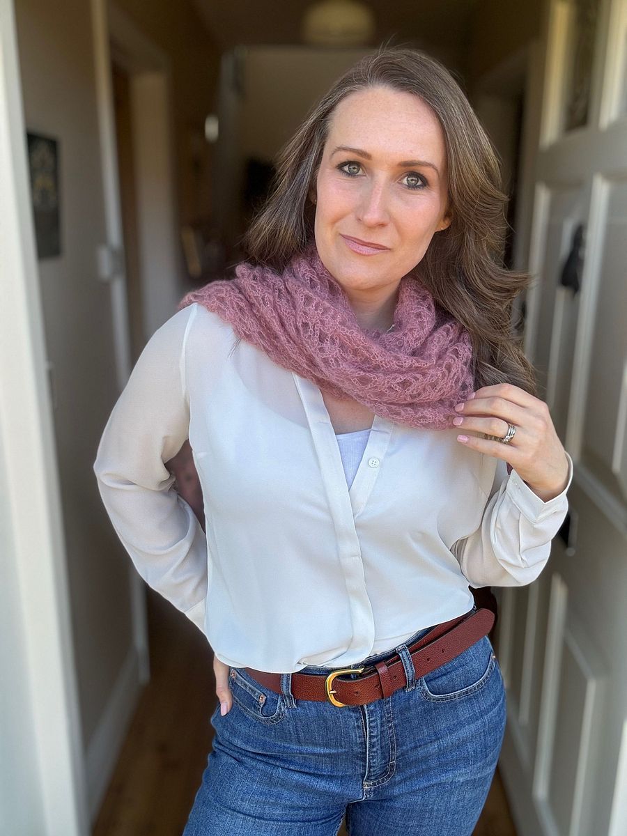 Foxtrot Lace Mohair Crochet Shawl Pattern PDF product image (10)