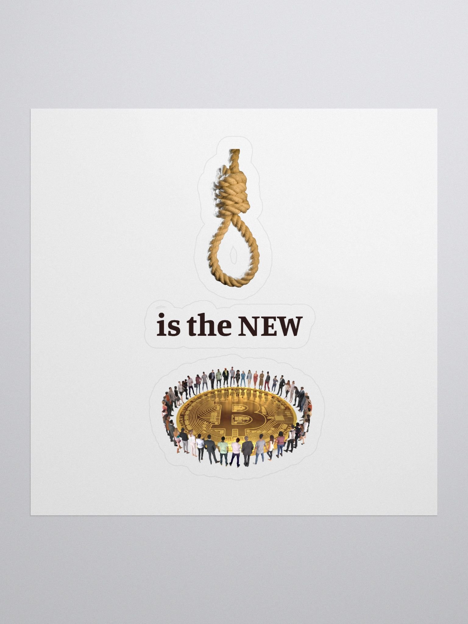 Rope is the new Bitcoin Sticker product image (1)