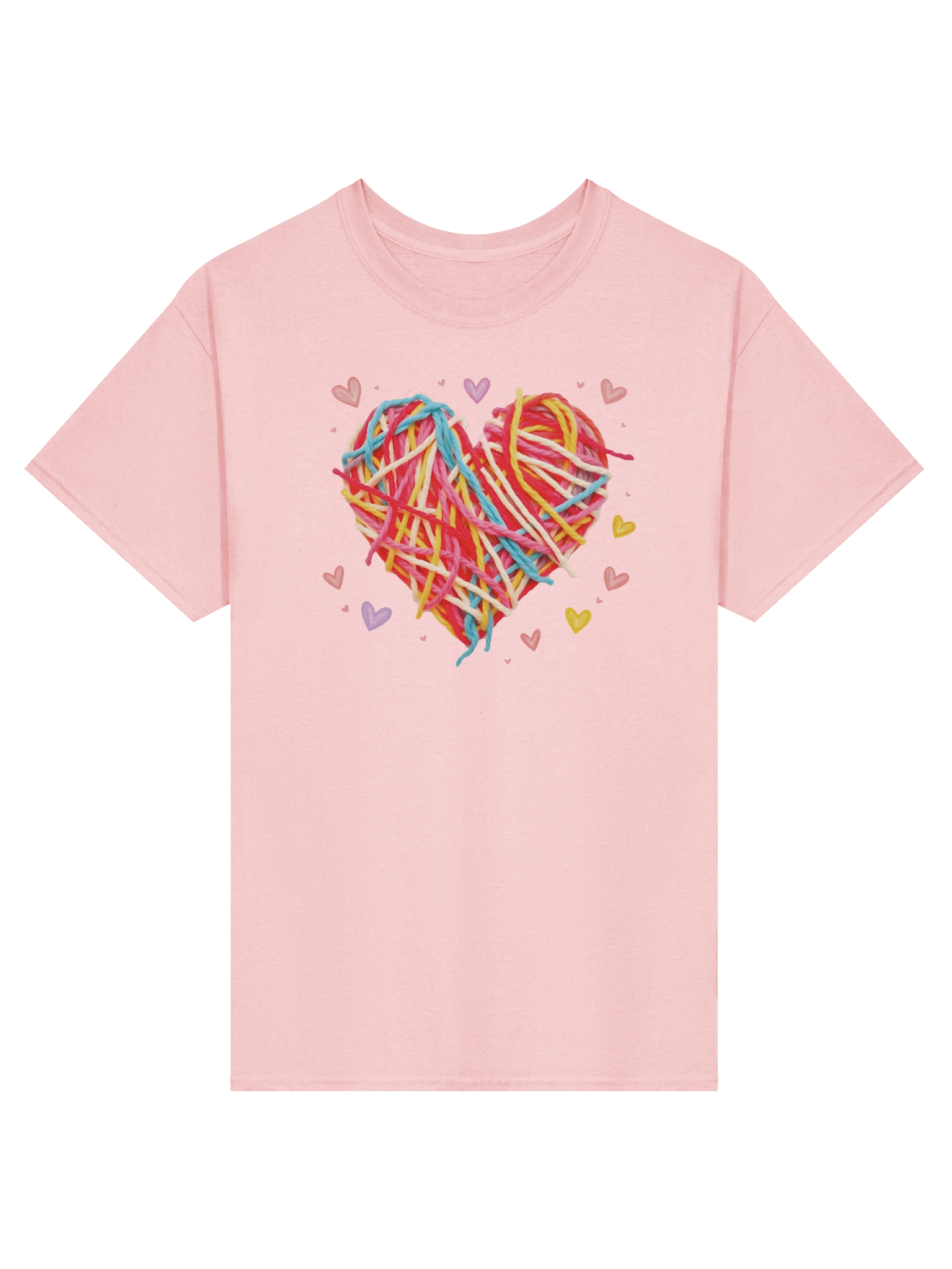 Yarn T-shirt "Heart of Yarn", no. INT001 product image (2)