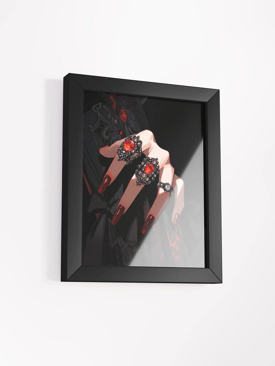 Framed Crimson Elegance Poster product image (27)