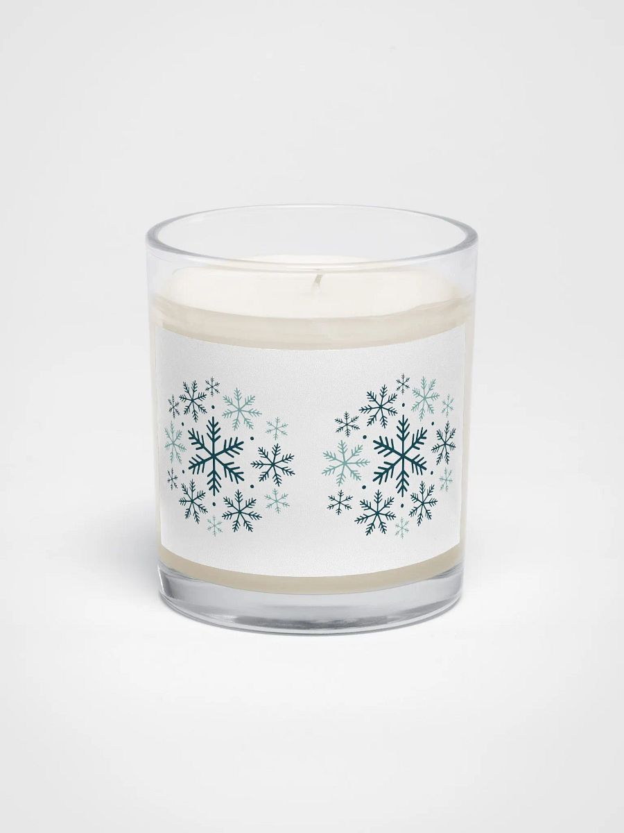 Symmetrical Snowflakes Soy Wax Candle product image (3)