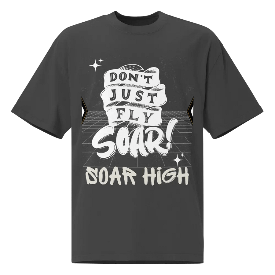 Don't just fly soar, soar high faded tee product image (2)