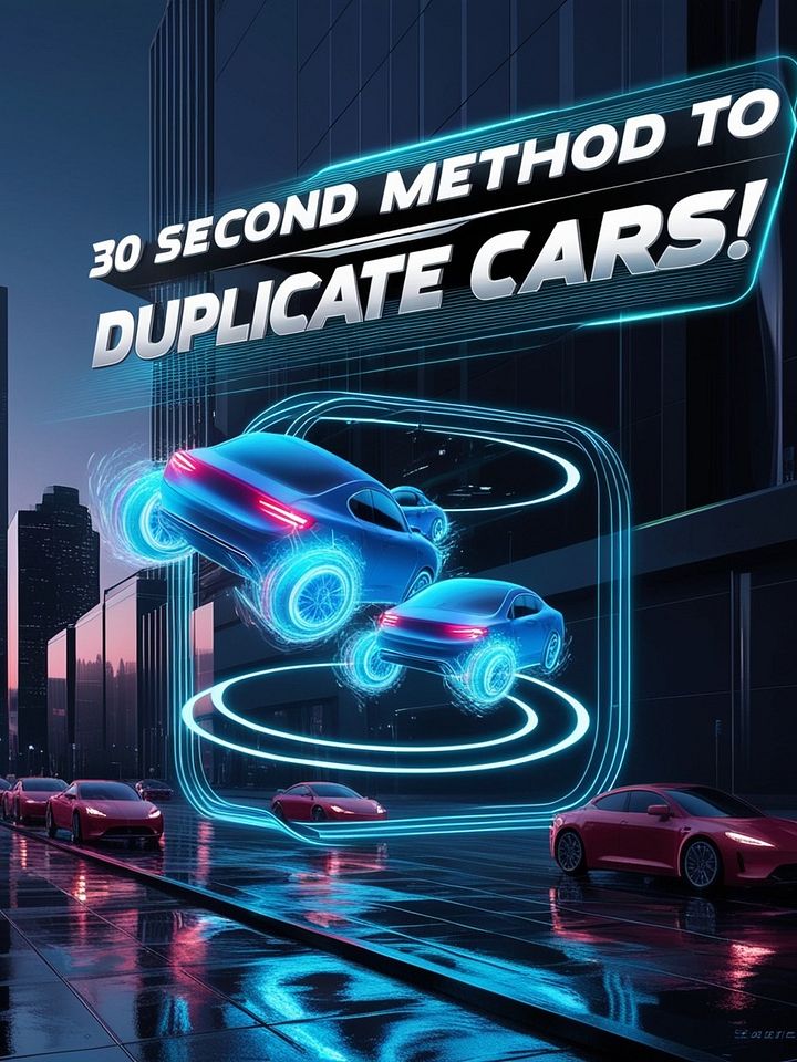 30 second Method to DUPLICATE CARS! product image (1)