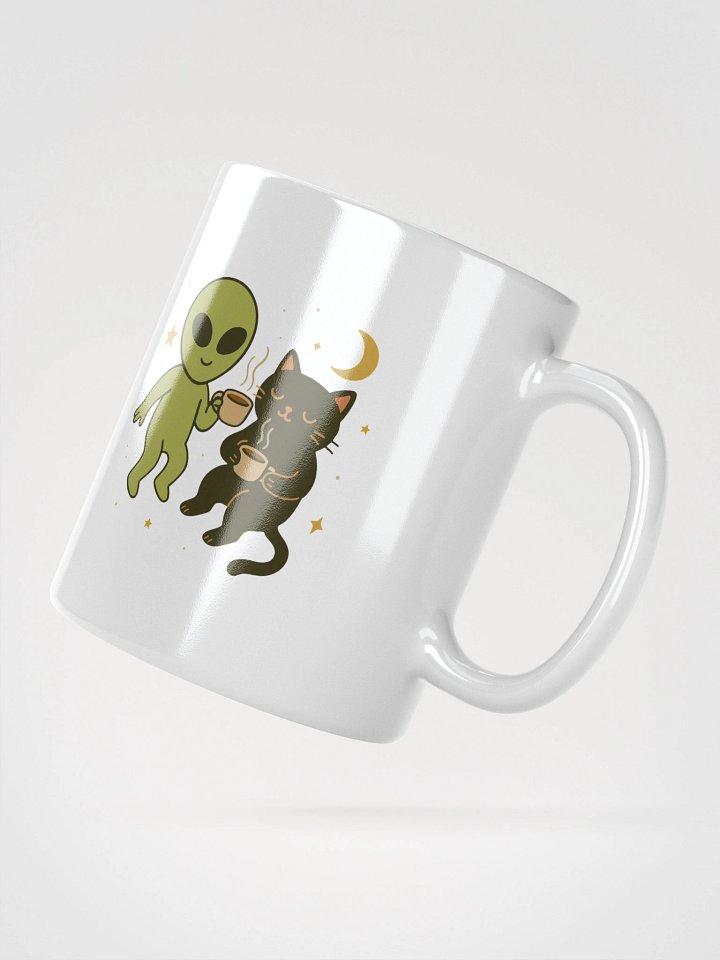 Cosmic Duo White Glossy Mug product image (5)