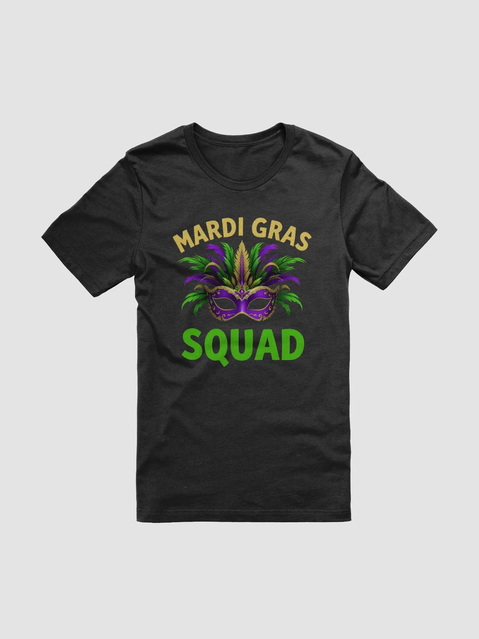 Mardi Gras Squad Mask T-Shirt product image (1)