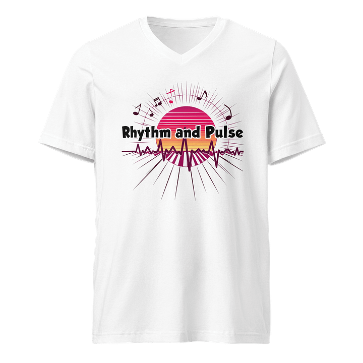 Rhythmic Sunburst V-Neck Tee product image (1)