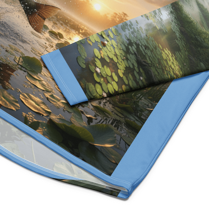 Sunrise Bass Assassin Fishing Jersey - Blue product image (2)