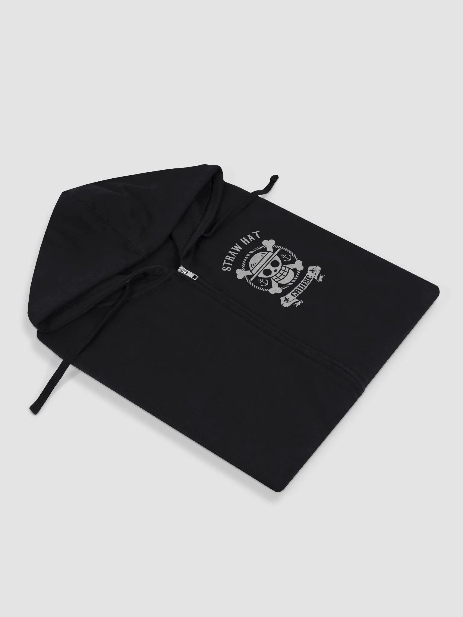 Strawhat Anime Zip-Up Hoodie product image (11)