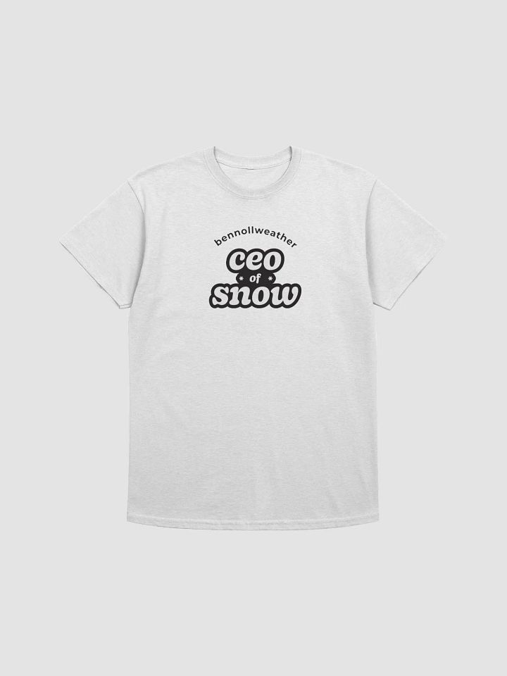 CEO of snow t-shirt - black logo product image (8)