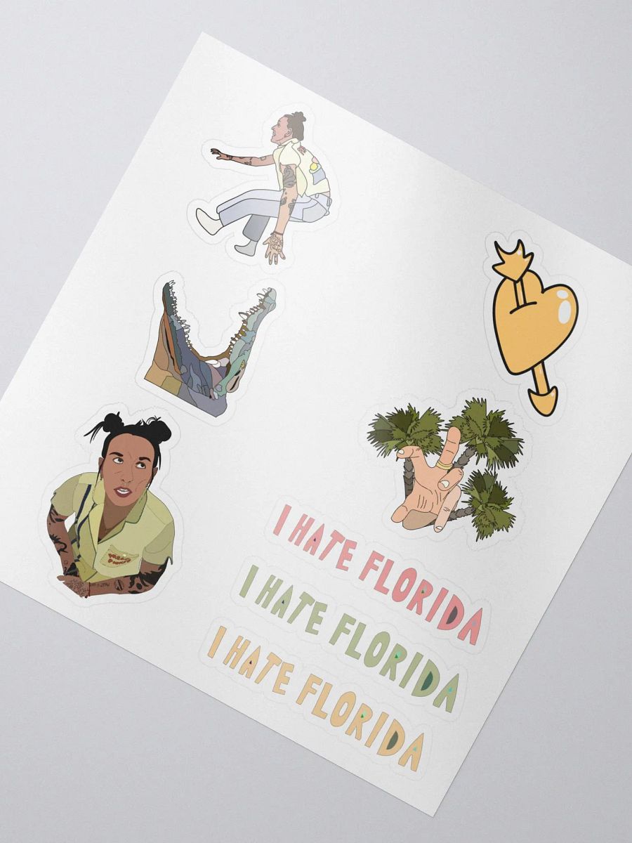 I Hate Florida Sticker Sheet product image (2)