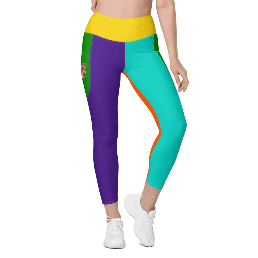 School of Chaos Colourblock Leggings product image (1)