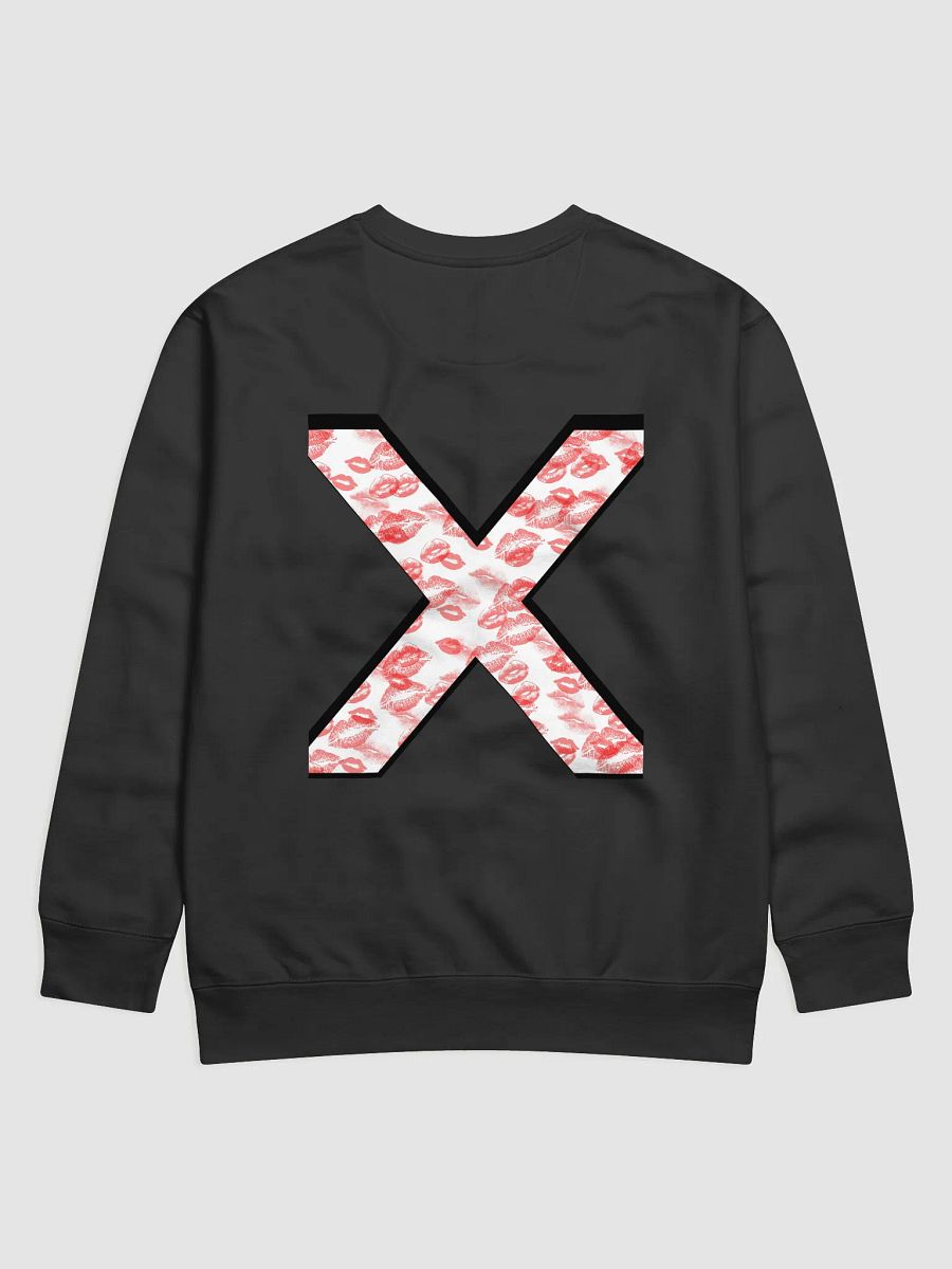 White X Red Lipstick Kisses Crewneck product image (12)