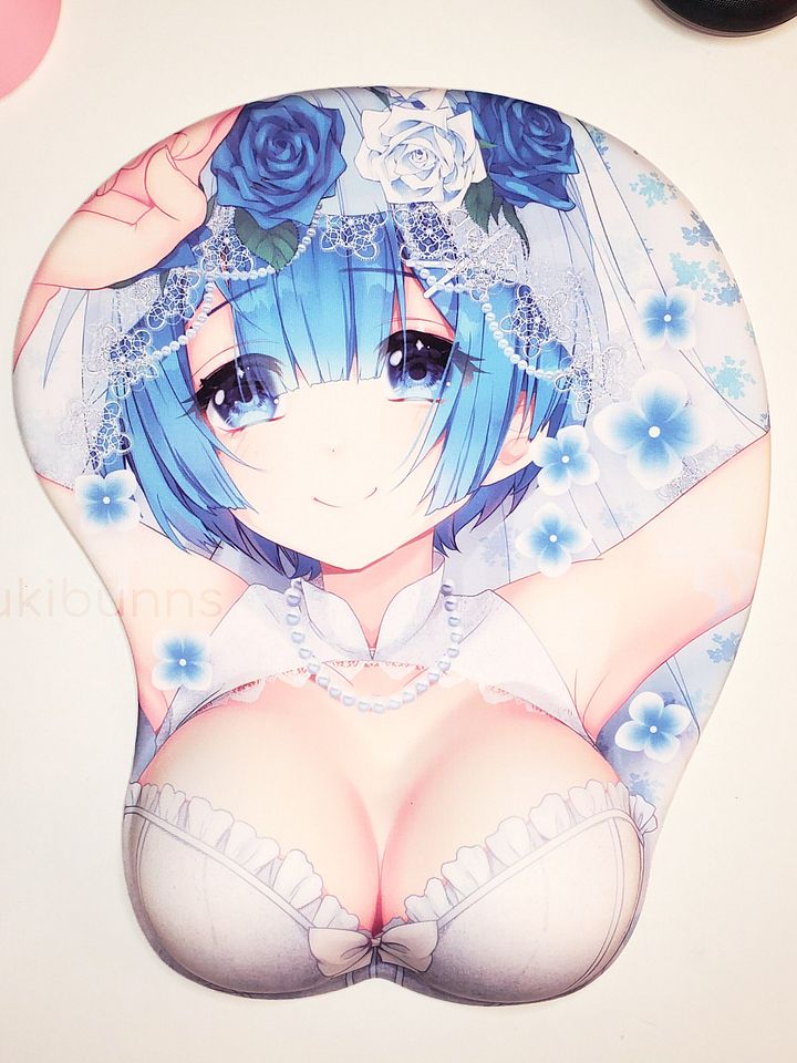 Rem Wedding Cute Booba Mousepad product image (1)
