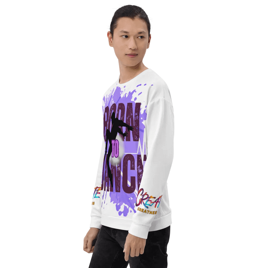 Born to Dance His Silhouette Vibrant Visionary All-Over Print Sweatshirt product image (11)