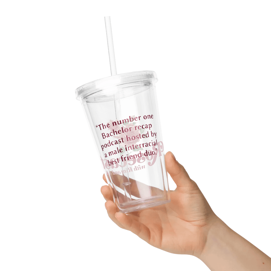 Retro Rose Plastic Tumbler (Doubled-Walled) product image (8)