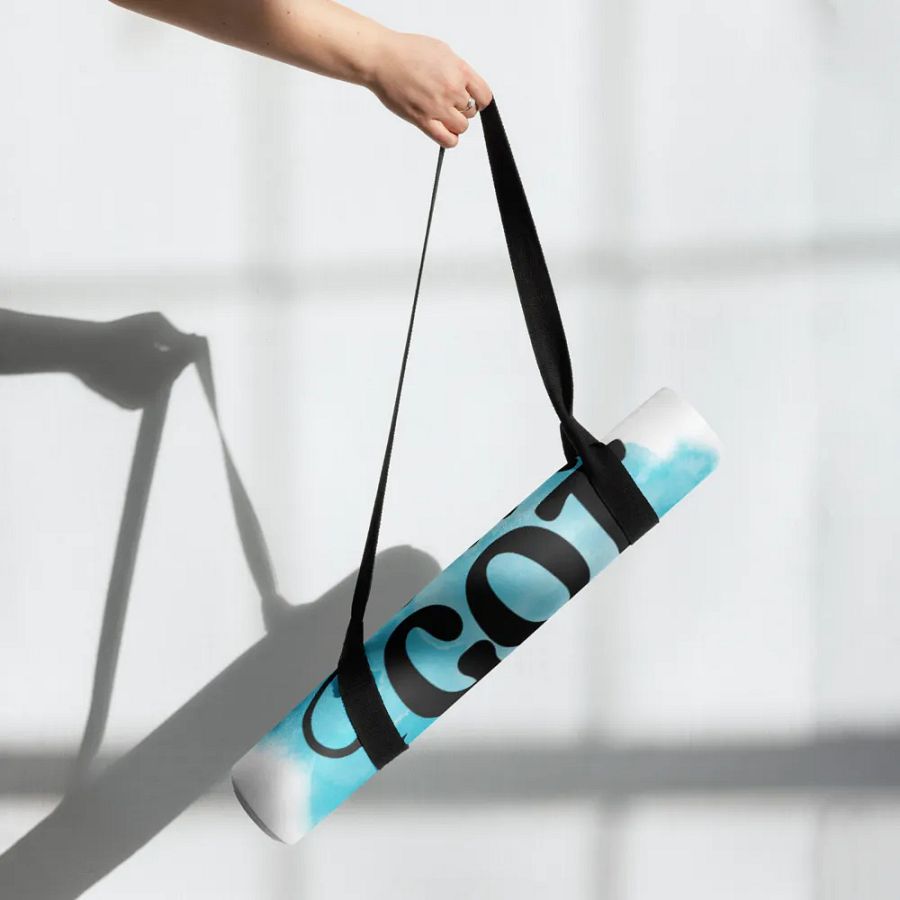 Elegant 'You Got This' Yoga Mat product image (7)