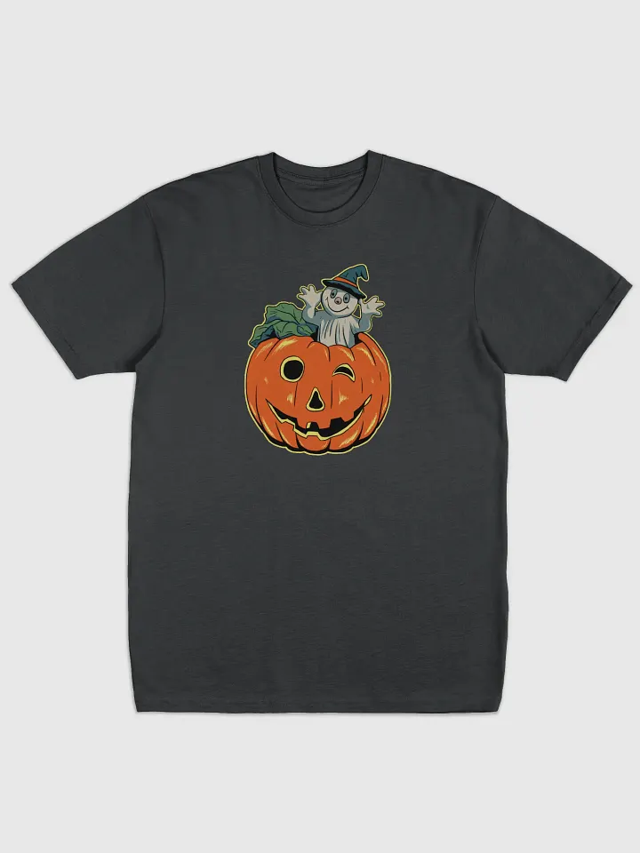 Retro Style Ghost in Jack-O-Lantern product image (1)