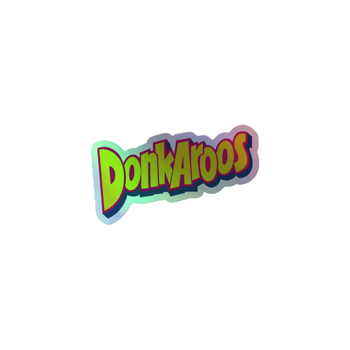 Donkaroos Holographic Sticker product image (1)