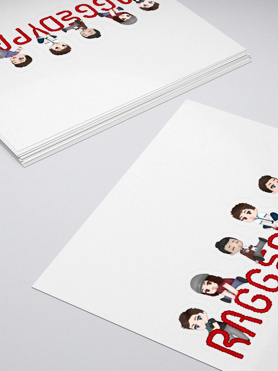 Raggedy Pack Chibi Horizontal Sticker product image (14)