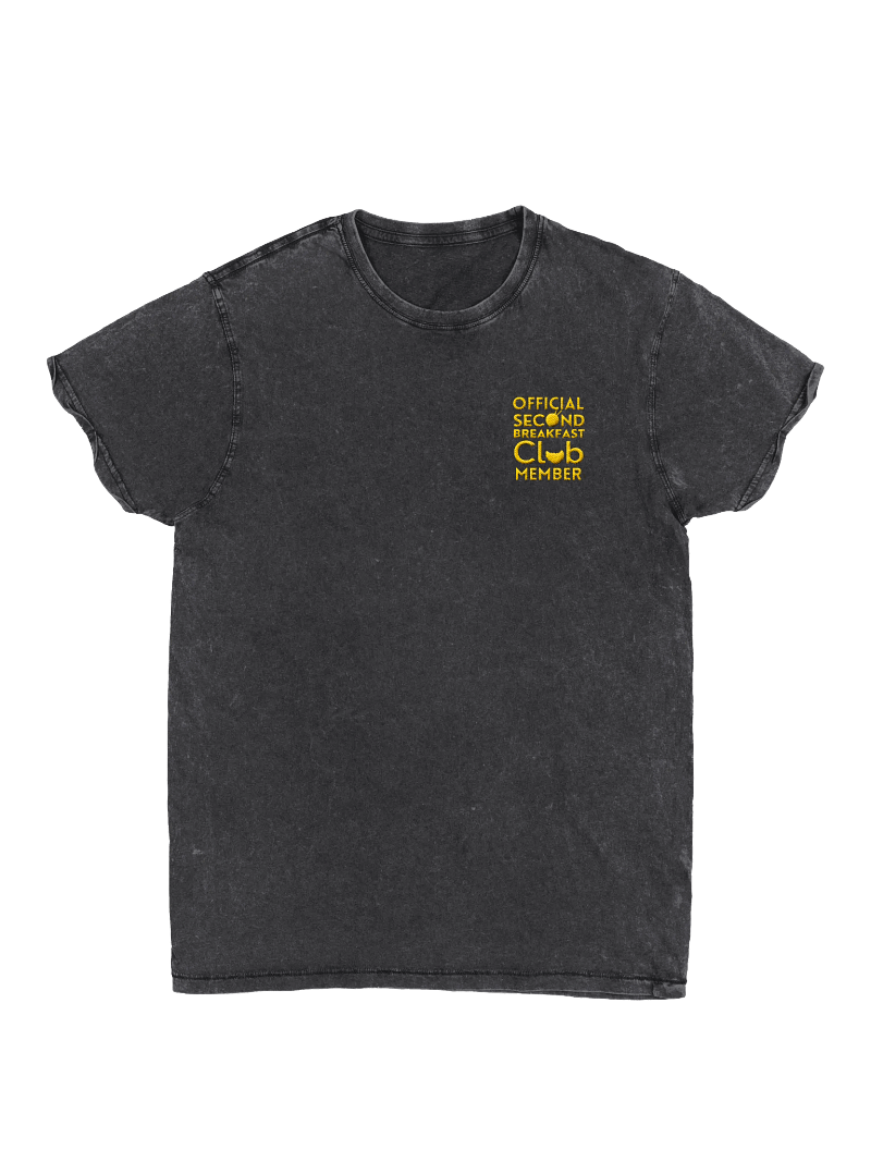 Embroidered Club Member Denim-look T-Shirt