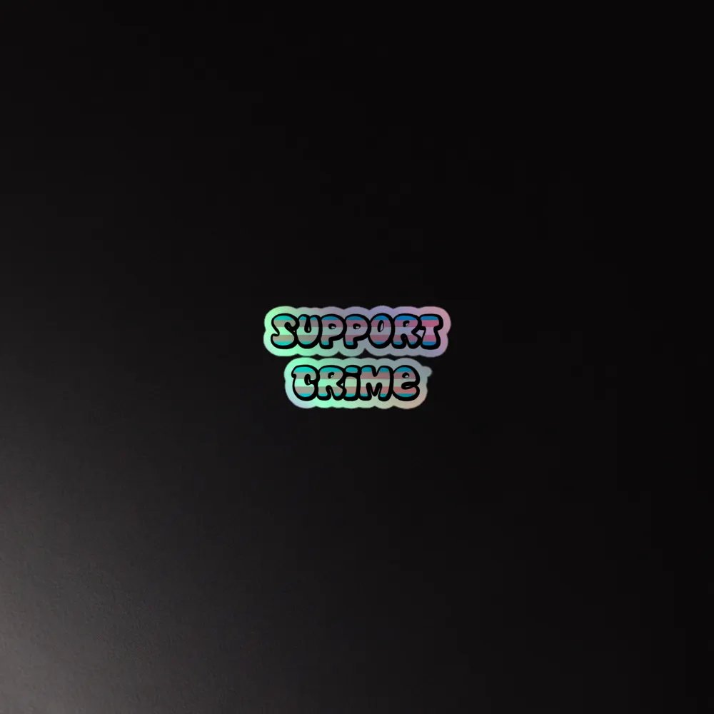 Trans Crime HOLO Sticker product image (4)