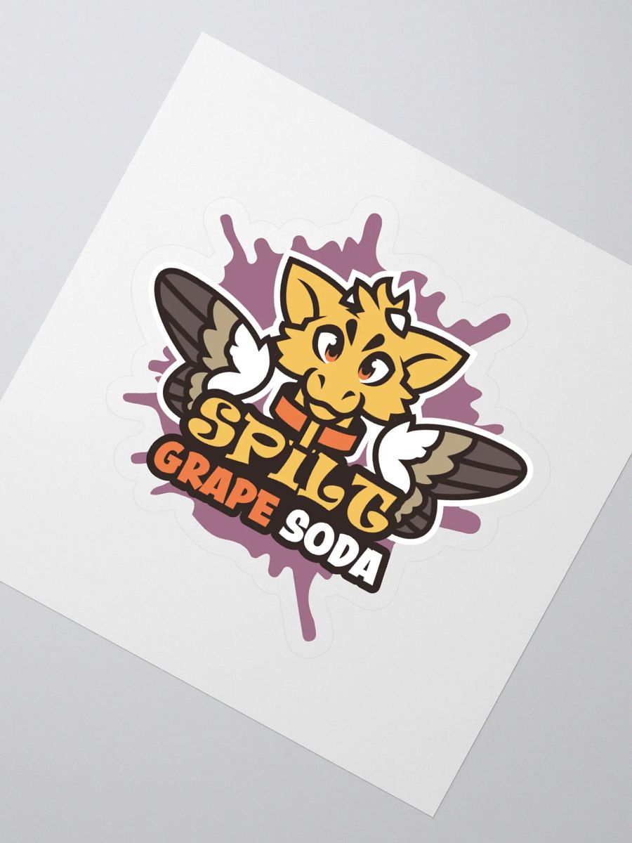 SpiltGrapeSoda Logo Sticker product image (2)