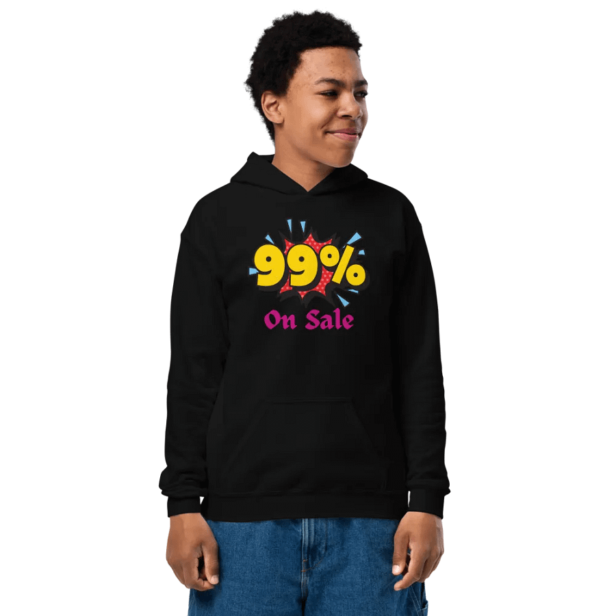 Kids Youth Heavy Blend Hoodie On Sale product image (1)