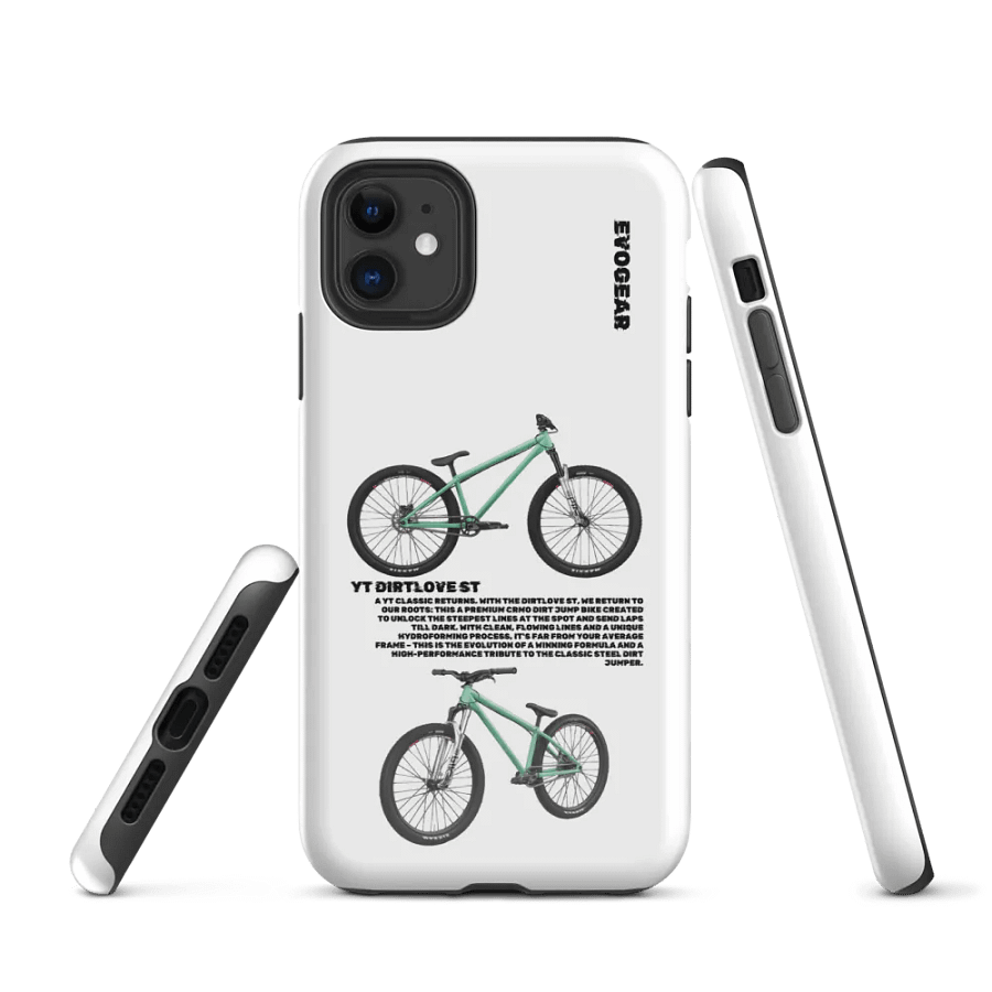 White DirtLove ST iPhone Case product image (1)