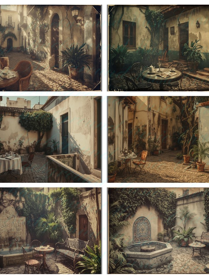 Traditional Bossa Nova Vol. 2 (Episodes 1–6) • 6 Vintage Brazil Images • 3 Sizes Each • Pro Photo Bundle (18 Files) product image (1)