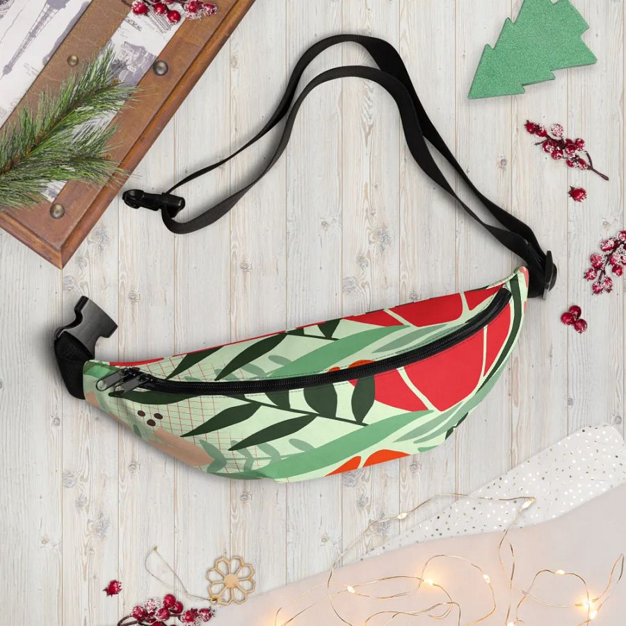 Botanical Bliss All-Over Print Fanny Pack product image (11)