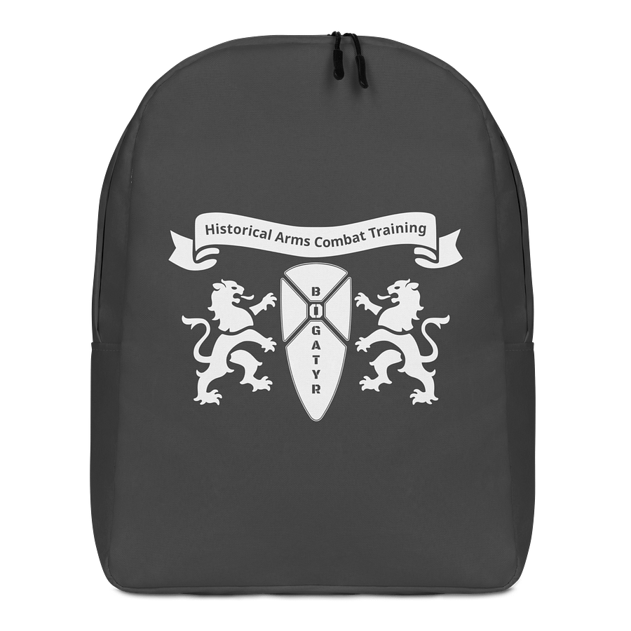 Backpack - white HACT logo product image (1)