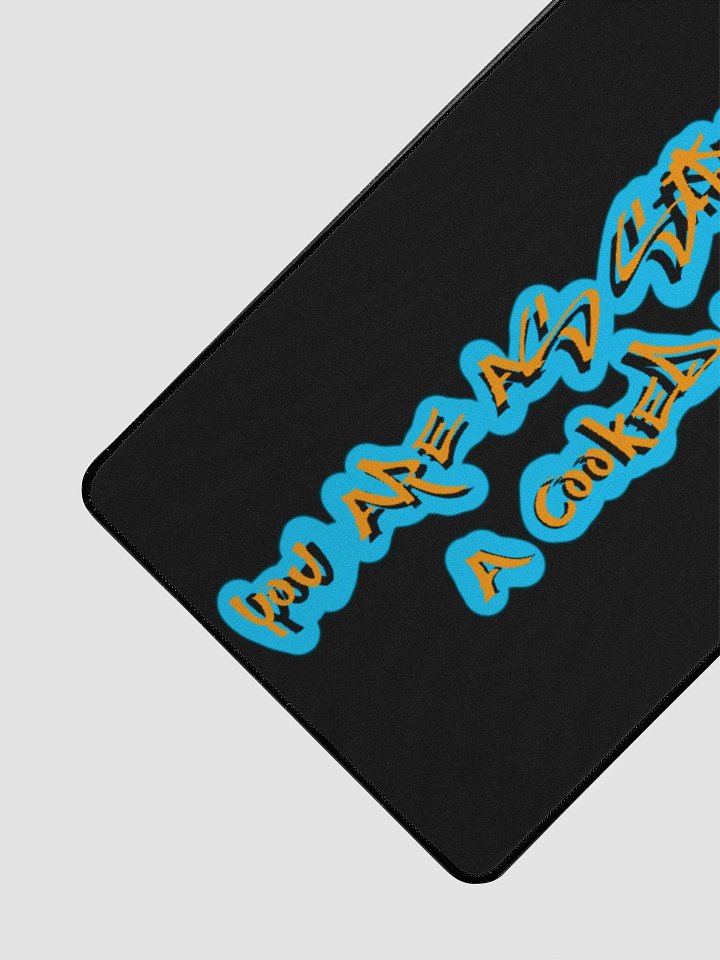 Straight as a Cooked Noodle Desk Mat product image (2)