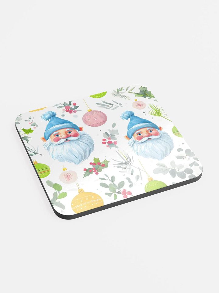 Festive Beard Bros Cork Coaster product image (1)