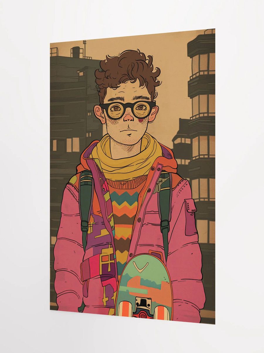 City Skater Pop Art Poster product image (5)