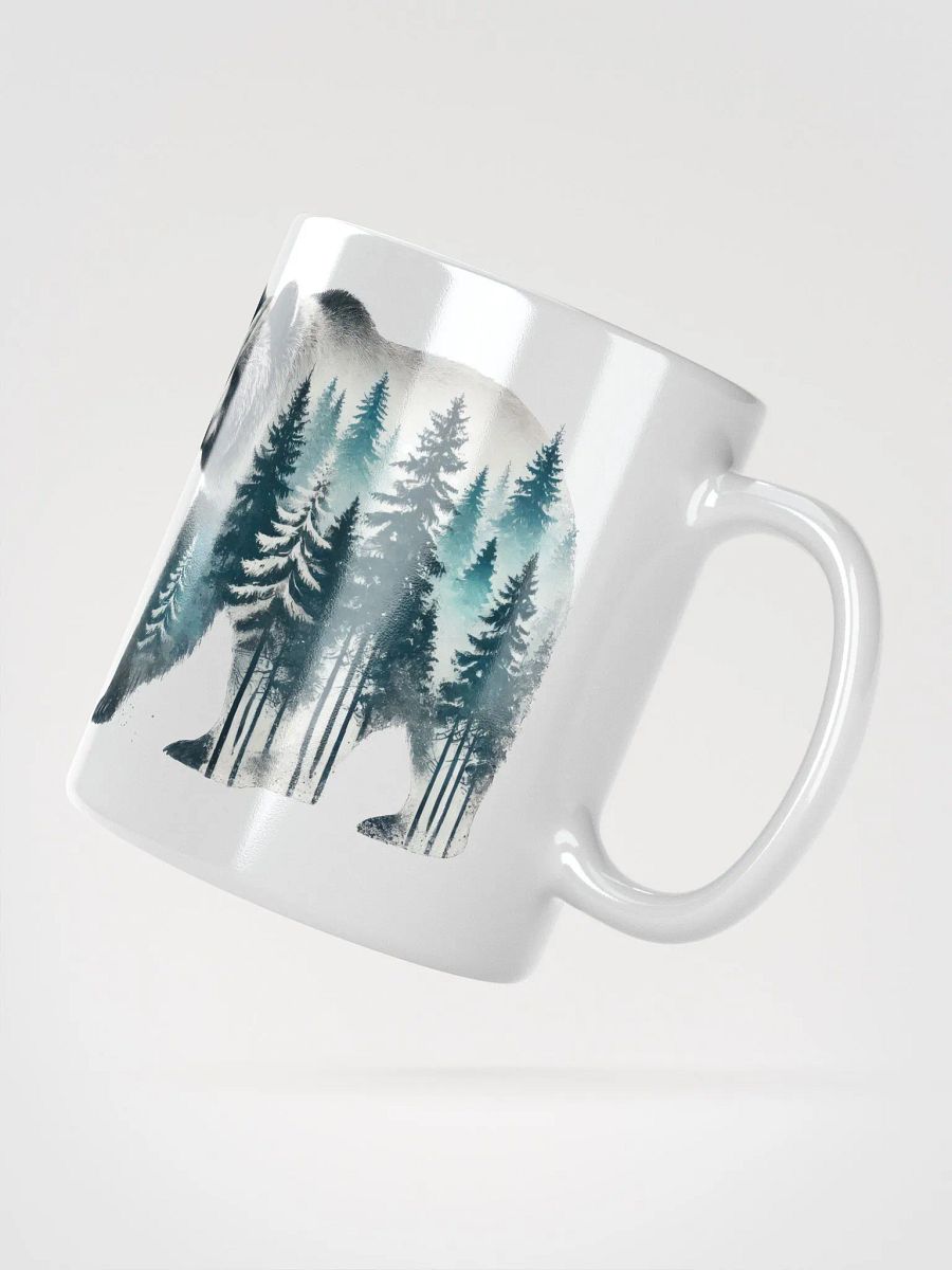 Forest Bear White Glossy Mug product image (3)